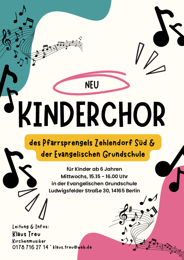 Plakat Kinderchor