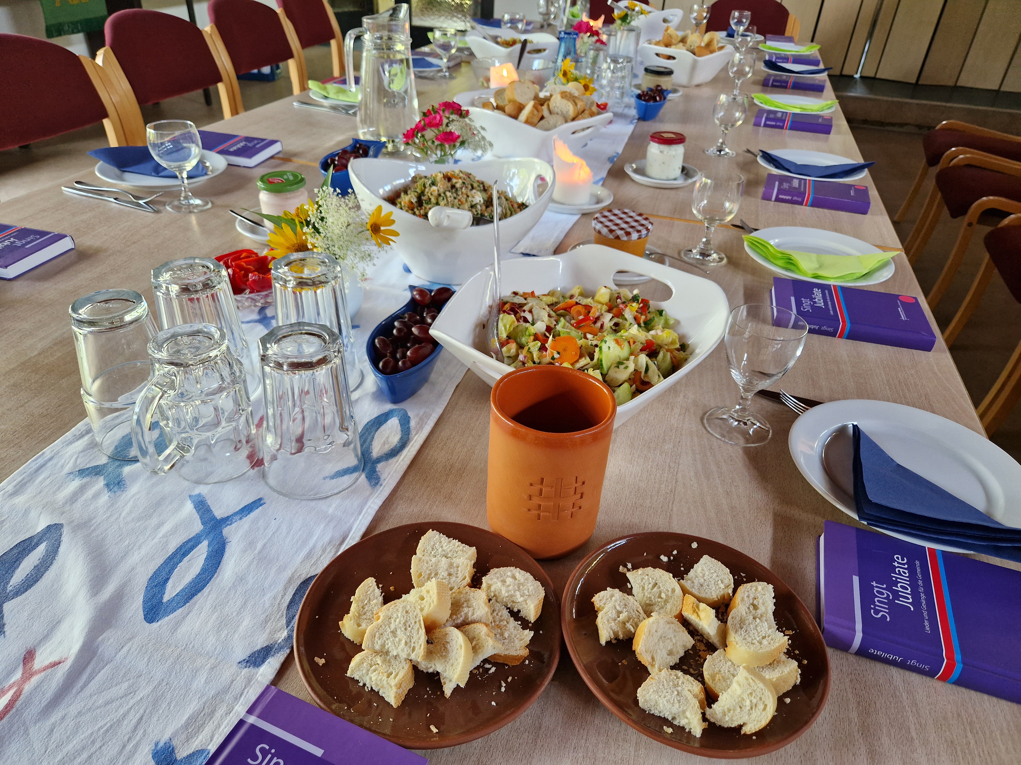 gedeckter Tisch